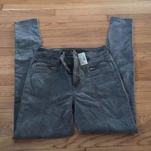 Army Green High Waist Skinny