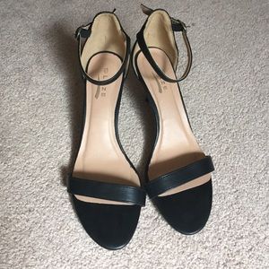Black Ankle Strap Heels