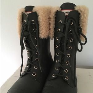 Hunter boots size 6