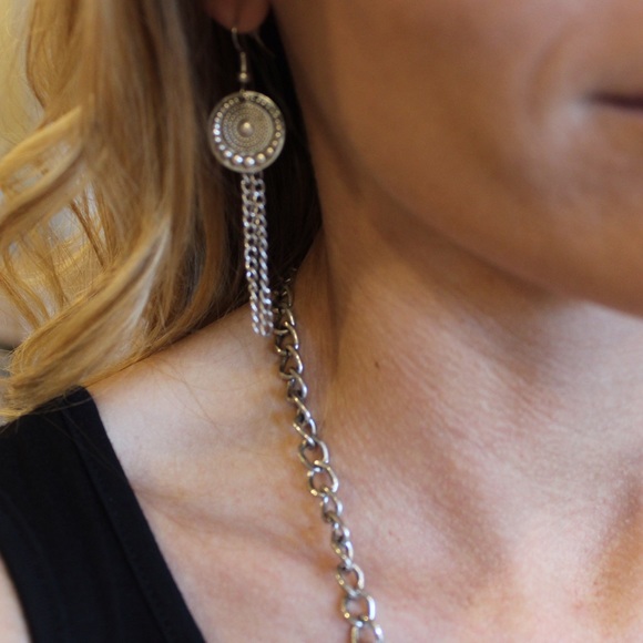 Southwest fringe necklace set - Picture 3 of 3