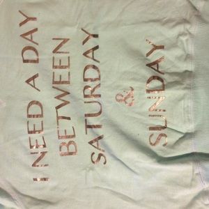 Long Sleeve Pastel Blue Graphic Shirt