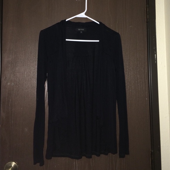 Black cardigan