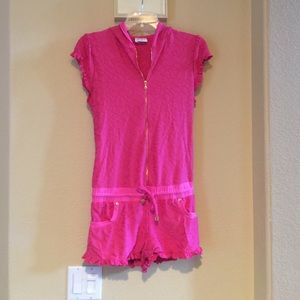 Nwot Beach bunny lounge pink romper size medium