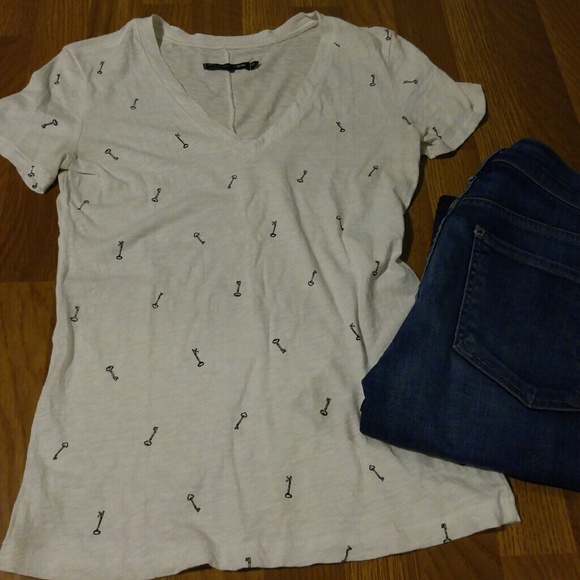 Rag and Bone Key V-Neck Tee