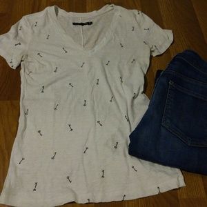 Rag and Bone Key V-Neck Tee