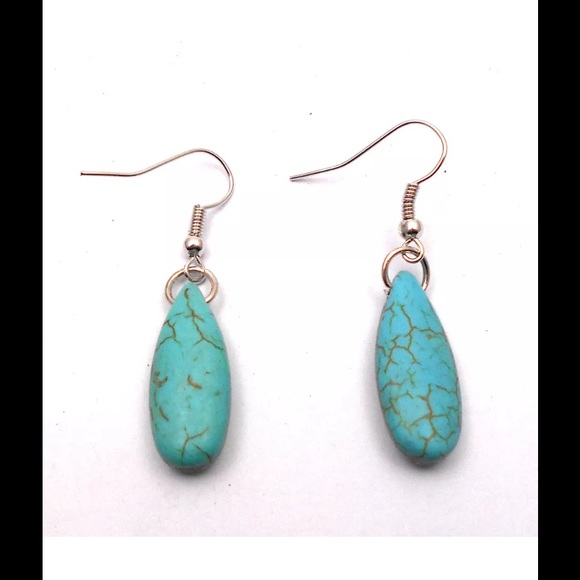 Jewelry - $15 or 2/$25 Sweet Turquoise and Silver Earrings