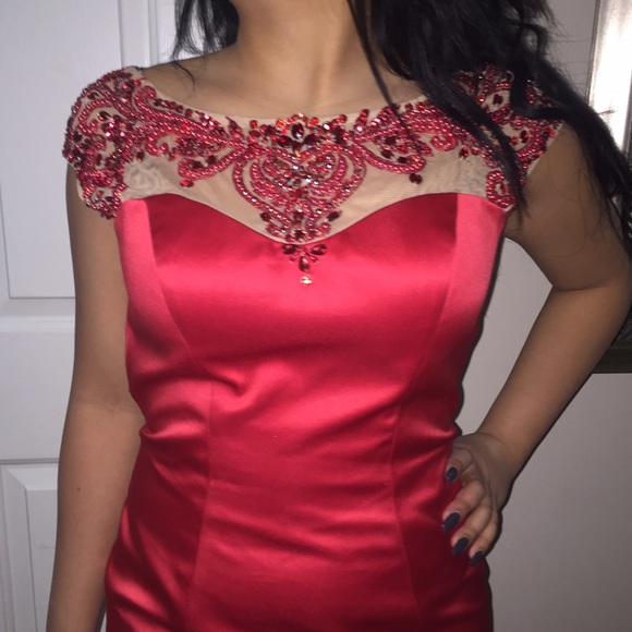 ***SOLD*** SHERRI HILL Prom Dress - Picture 3 of 3