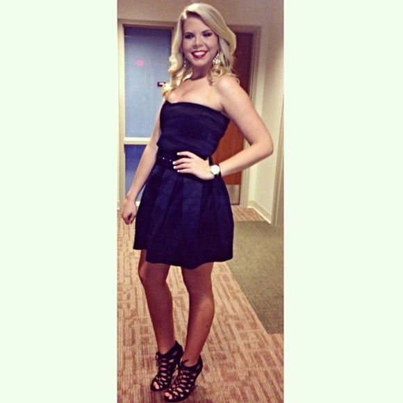 Navy blue dress