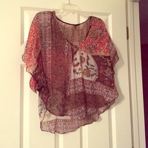 Flowy short sleeve top
