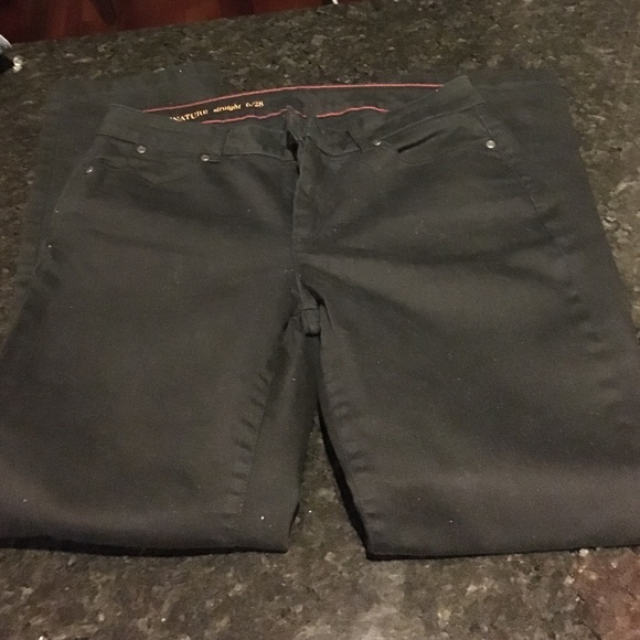 Black denim