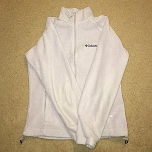 Light lavender Columbia jacket/ sweatshirt