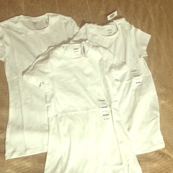 brand new white t-shirts. 3 DOLLARS PER SHIRT!!!