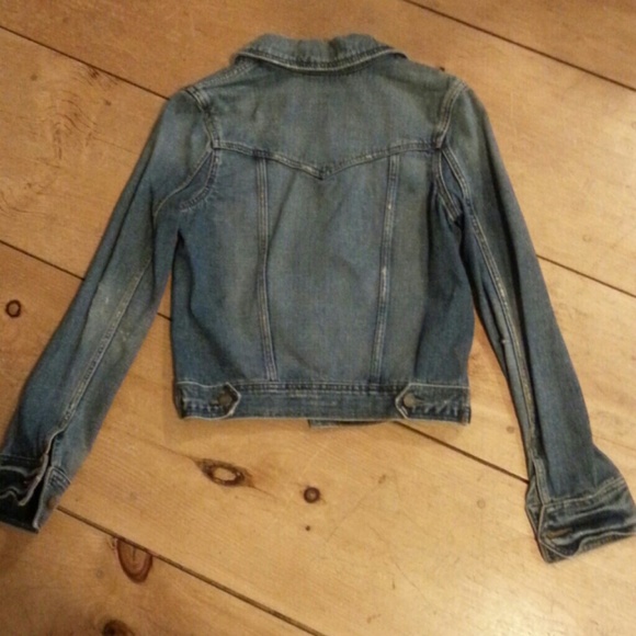 Distressed Jean Denim Jacket - Picture 4 of 4