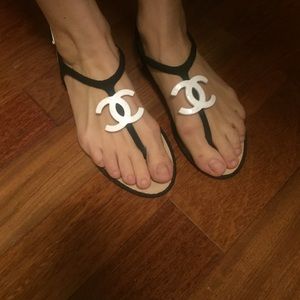 Chanel sandals. Worn twice. Great condition!