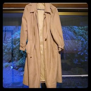 Vintage Blush Pink Trench Coat