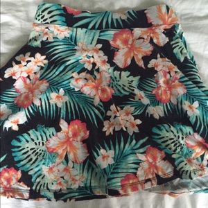 Floral skater skirt