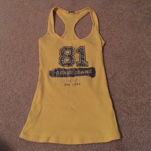 Yellow Guess Tank Top
