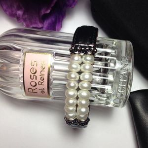 🐚Honora pearl & leather bracelet