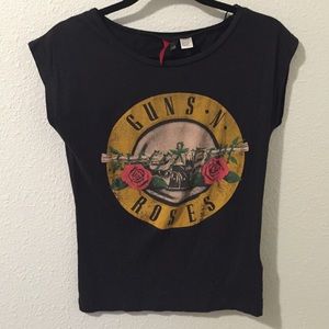 Guns N Roses crop top