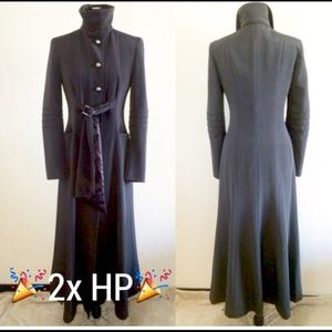 Giorgio Armani Runway Ankle Length Coat!