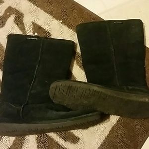 Tall black Bearpaw boots
