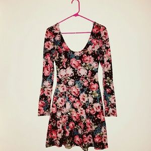 Sparkle and Fade Floral UO Sweater Dress