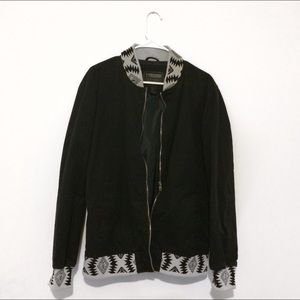 Bomber Jacket with tribal caller & sleazes