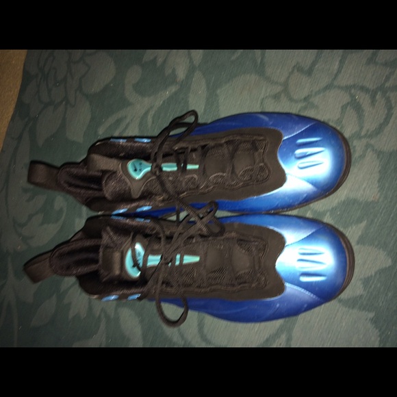 Men\'s Nike Foamposite royal blue 12
