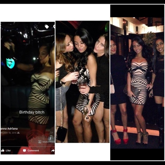 🚫SOLD ON Ⓜ️🚫 Bandage Bodycon Dress - Picture 4 of 4