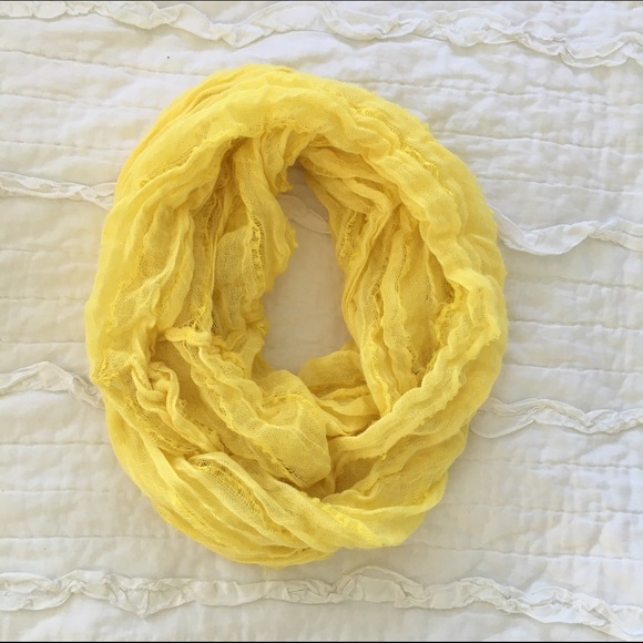 Gauzy Yellow Scarf