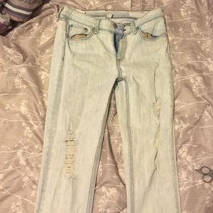 Rag & Bone Zipper Capri Jeans