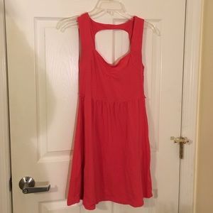 Coral comfy dress!