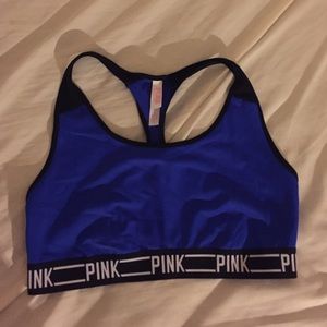 PINK Blue Sports Bra