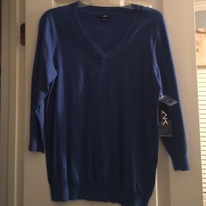 Anne Klein Sport V Neck Sweater