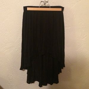 High/low skirt