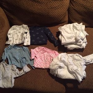 Long sleeve onesies bundle