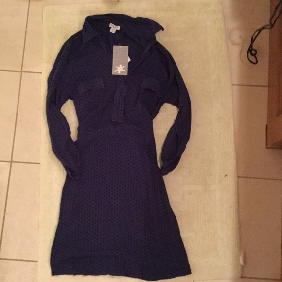 Splendid collared button up cotton dress