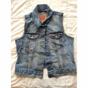 Levi Jean Jacket Vest