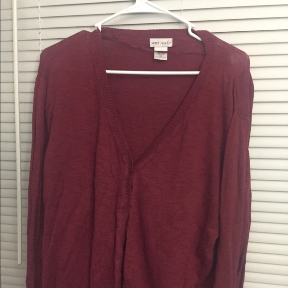 Maroon Cardigan!