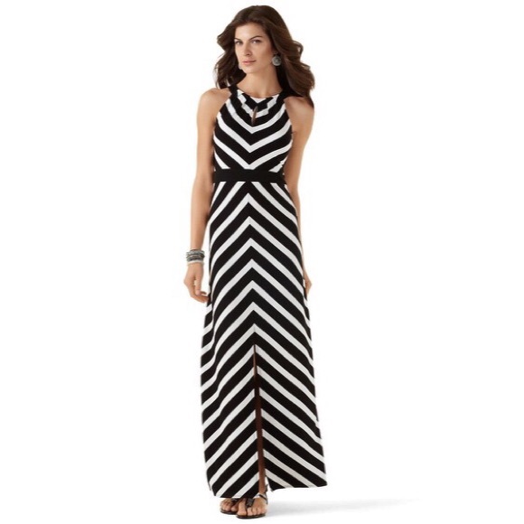 White House Black Market Dresses & Skirts - SOLD White House Black Market chevron maxi dress