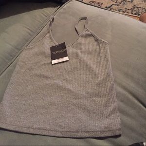 Gray TopShop tank top