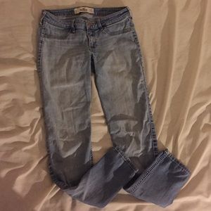 Light Blue Hollister Skinny Jeans