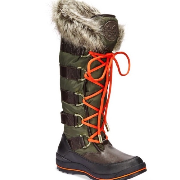 Guess- Hadly Lace up Cold Weather Boots