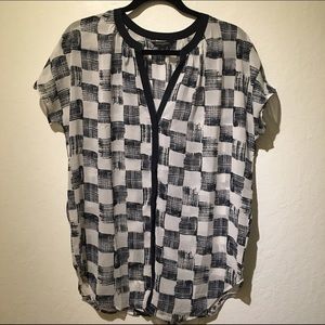 Printed tunic from banana republic