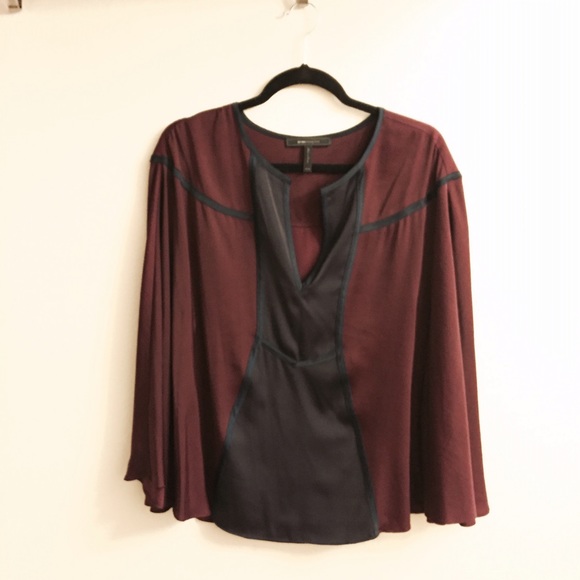 BCBG Max Azria Silk Cape