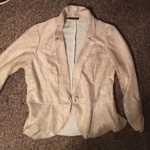 Lace blazer