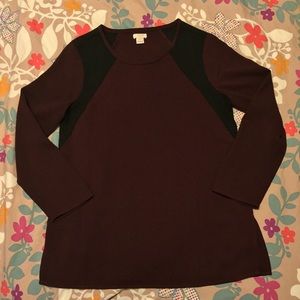 J Crew Two Toned Pullover