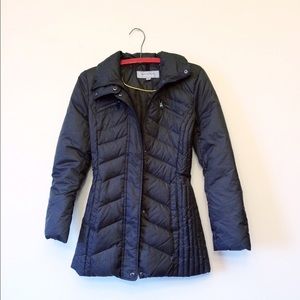 NEW Andrew Marc Charcoal Grey Puffer Coat