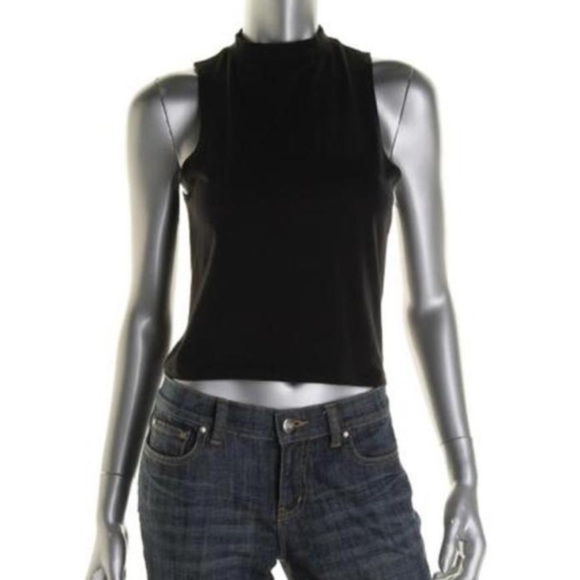Energie mock neck crop top
