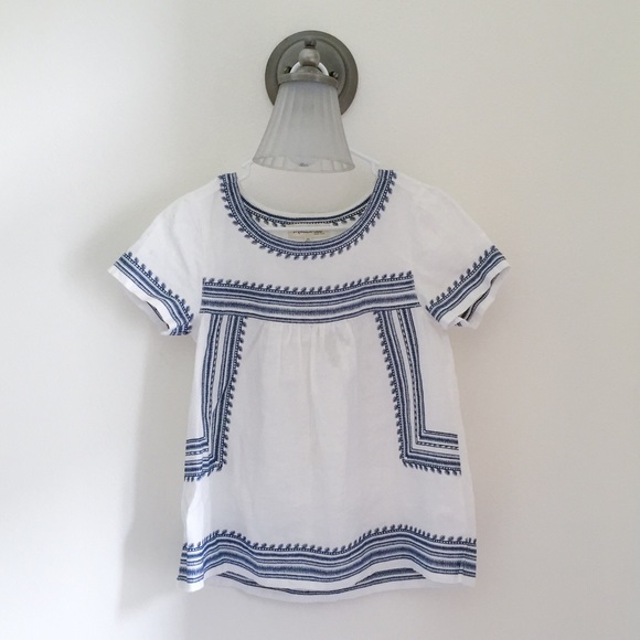 Madewell Linen Folktale Blouse